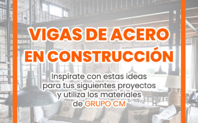 Vigas de acero en construcción