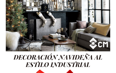 Decoración navideña al estilo industrial